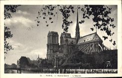 CPA Paris Notre Dame l'Abside 