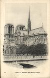 CPA Paris Abside de Notre Dame 