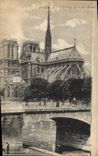 CPA Paris l'Abside de Notre Dame 