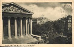 CPA Paris Place de la Madeleine Grands Boulevards 