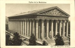 CPA Eglise de la Madeleine Offert par Hemoglobine Deschiens 