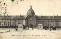 CPA Paris Hotel des Invalides Entree principale 
