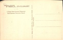 CPA Paris en flanant l'eglise Saint Germain l'Auxerrois 