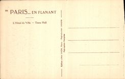 CPA Paris en flanant l'hotel de Ville 