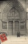 CPA Paris Notre Dame Portail Sainte Anne 