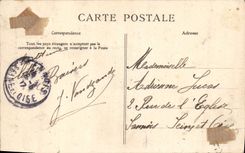 CPA Paris Notre Dame Portail Sainte Anne 