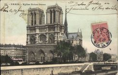 CPA Paris Eglise Notre Dame 