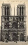 CPA Paris Notre Dame Facade 