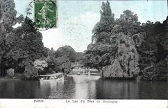 CPA Paris le Lac du Bois de Boulogne 