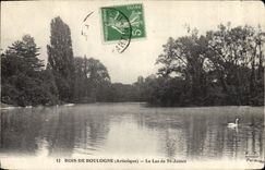 CPA Bois de Boulogne Artistique le Lac de St James 