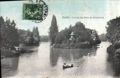 CPA Paris le Lac du Bois de Boulogne 
