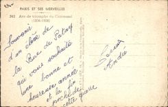 CPA Paris et ses Merveilles Arc de Triomphe du Carrousel 1806 1808 