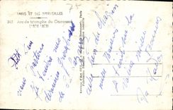 CPA Paris et ses Merveilles Arc de Triomphe du Carrousel 1806 1808 