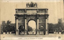 CPA Paris l'Arc de Triomphe du Carrousel 
