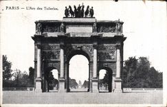 CPA Paris l'Arc des Tuileries 