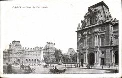 CPA Paris Cour du Carrousel 