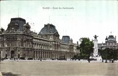 CPA Paris Cour du Carrousel 