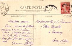 CPA Paris Vue generale du Louvre