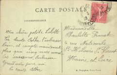 CPA Paris panorama des Tuileries et l'Arc de Triomphe du Carrousel 