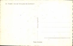 CPA Paris Arc de Triomphe du Carrousel 