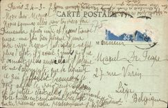 CPA Paris l'Arc de Triomphe du Carrousel et le Louvre 