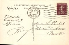 CPA Paris le Bois de Boulogne vue sur le Lac