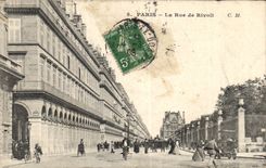 CPA Paris la Rue de Rivoli 