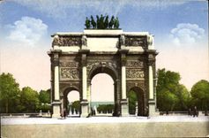 CPA Paris Arc de Triomphe du Carrousel 