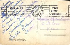 CPA Paris les Invalides Tombeau du Marechal Foch 