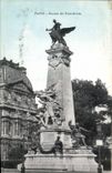 CPA Paris statue de Gambetta 