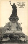 CPA Statue de la Republique par Morice Place de la Republique 
