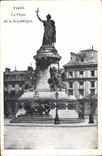 CPA Paris la Place de la Republique 