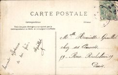 CPA Paris Statue de Strasbourg 