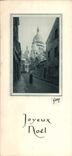 CPA Joyeux Noel Monmartre Paris