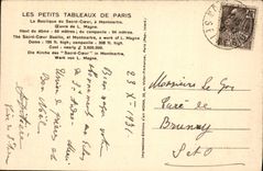 CPA Les Petit Tableaux de Paris la Basilique du Sacre Coeur a Montmartre Oeuvre de L'Magne 