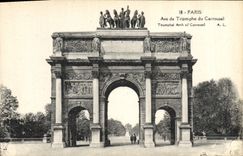 CPA Paris Arc de Triomphe du Carrousel 