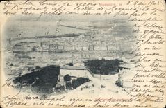 CPA Marseille vue d'ensemble des Ports 