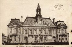 CPA Tours I et L Le Nouvel Hotel de Ville 