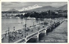 CPA Geneve Pont du Mont Blanc 