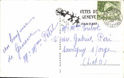 CPA Geneve Pont du Mont Blanc 