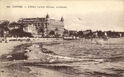 CPA Cannes L'Hotel Carotin Delmas architecte 