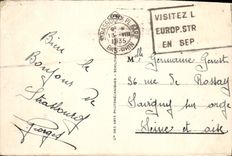 CPA Strasbourg L'Eglise protestants St Paul et la Cathedrale 
