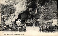 CPA Lourdes La Grotte 