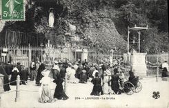 CPA Lourdes La Grotte 