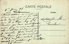 CPA Grenoble vue generale et les Alpes le Tuillefer 