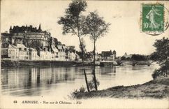 CPA Amboise vue sur le Chateau 