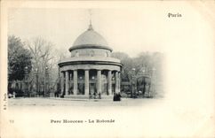 CPA Paris Parc Monceau la Rotonde 