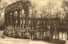 CPA Paris Parc Monceau la Naumachie Colonnade 