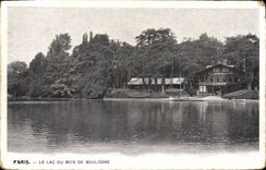 CPA Paris le Lac du Bois de Boulogne 