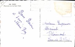 CPA Paris Panorama sur les Sept Ponts 